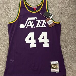 Mitchell & Ness Purple Jazz Jersey